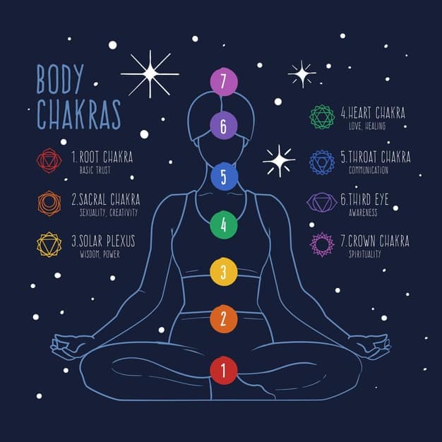 L'énergie du 7ème chakra passe par la chambre centrale