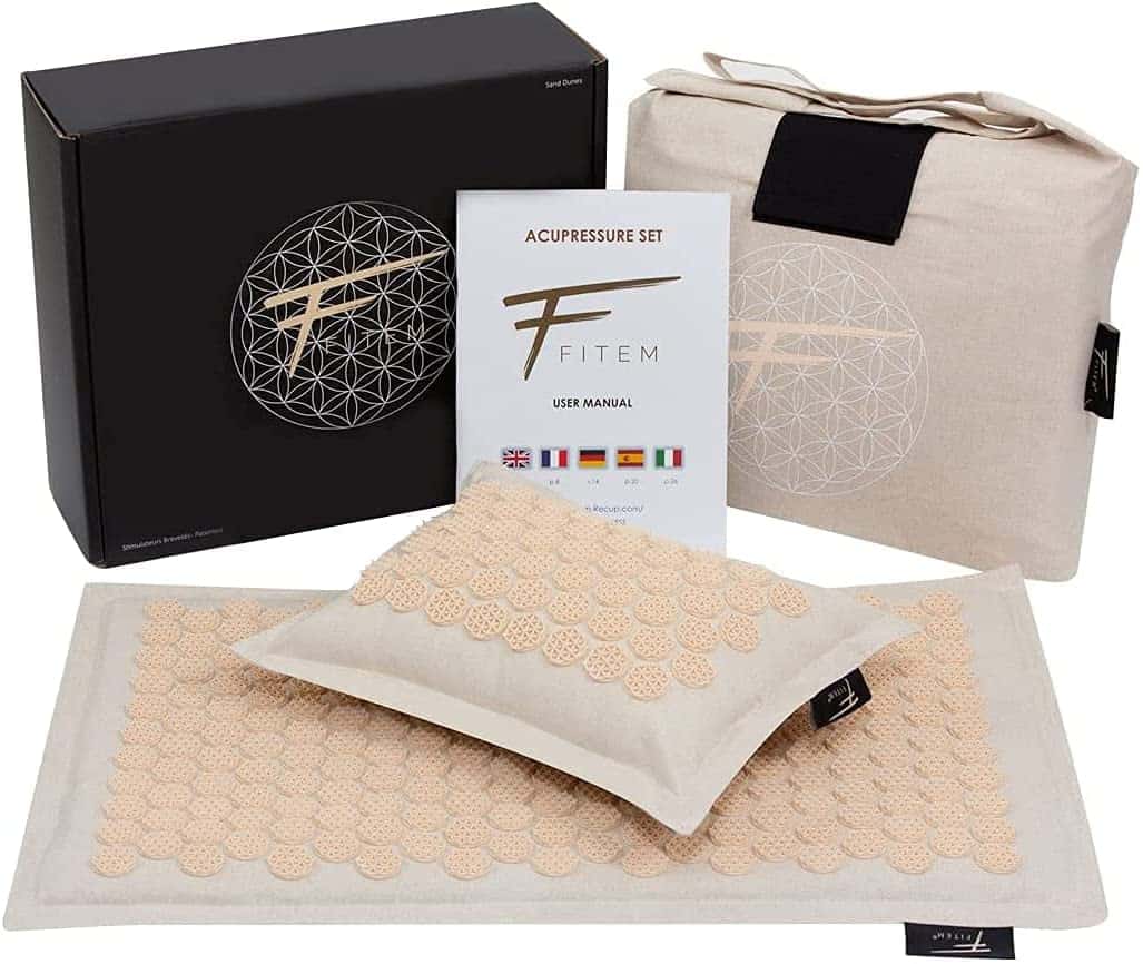 Tapis d'Acupression + Coussin + Sac