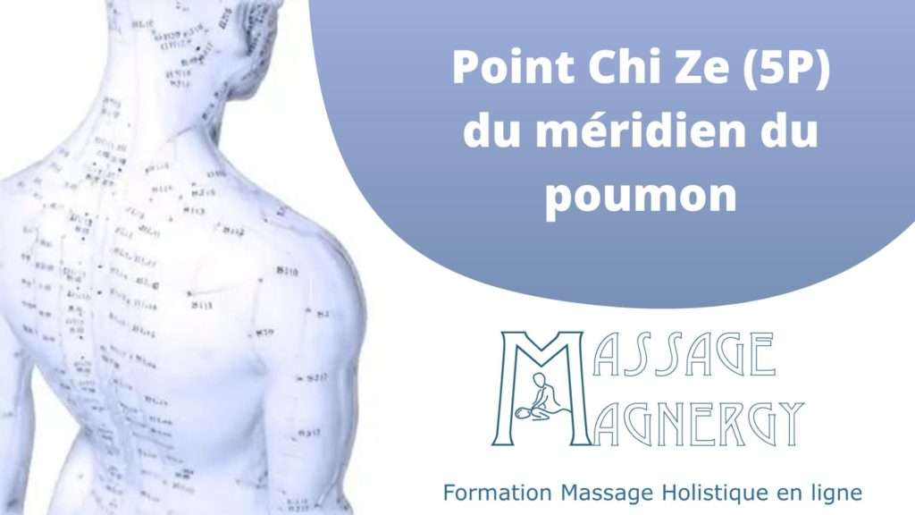 Point Chi Ze (5P) du méridien du poumon - Massage Magnergy