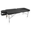 Table de massage pliante alu 76cm - structure aluminium NOIR