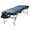 Table de massage pliante alu 71cm bleu marine