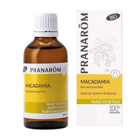 Huile de massage macadamia bio Pranarôm 50ml