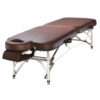 Table de massage pliante alu 71cm marron